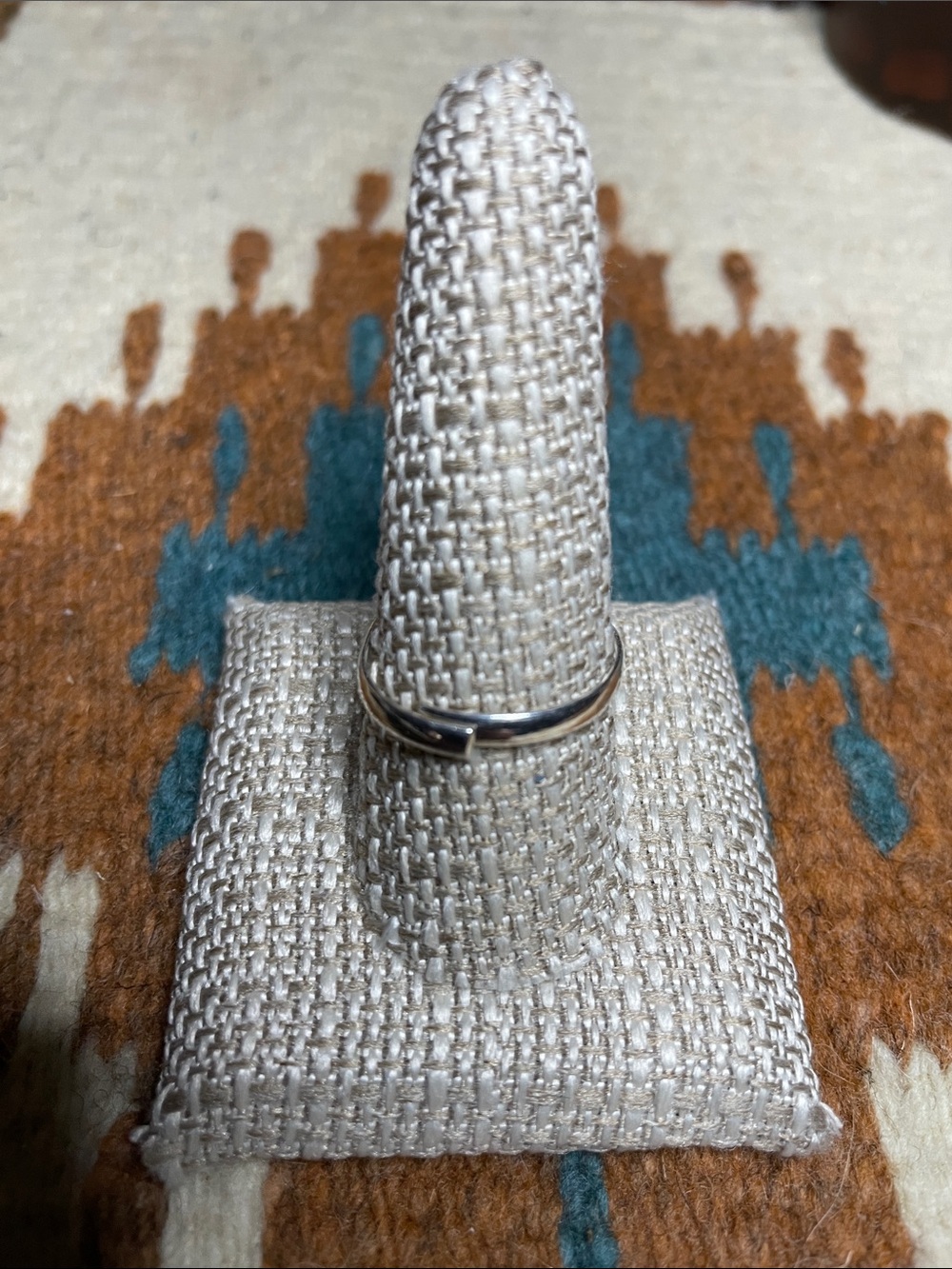 Estate find: Citrine and 925 stamped silver Adjustable Ring beautiful! See Pics - Picture 4 of 8